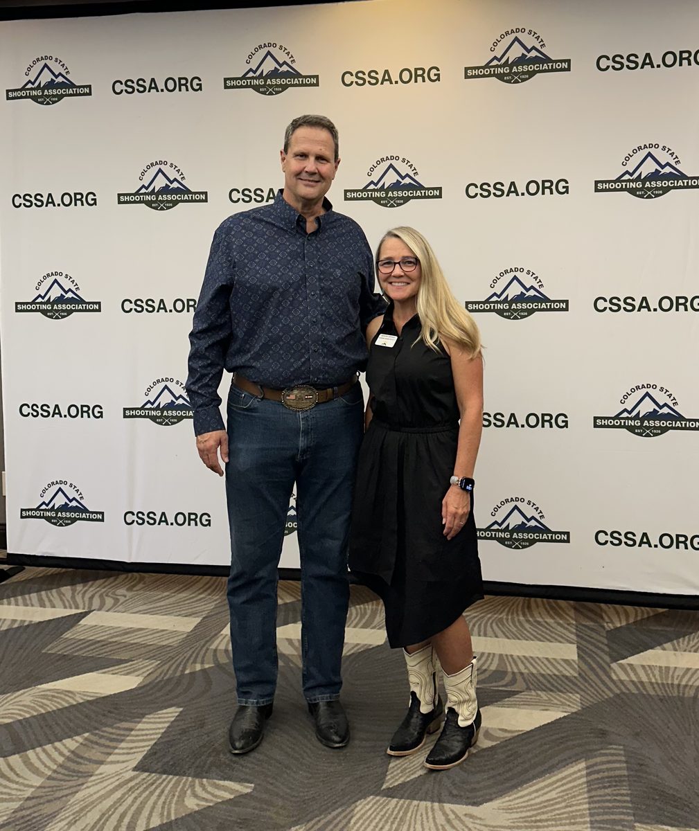 Danielle Lammon with U.S. Congressman Jeff Crank.