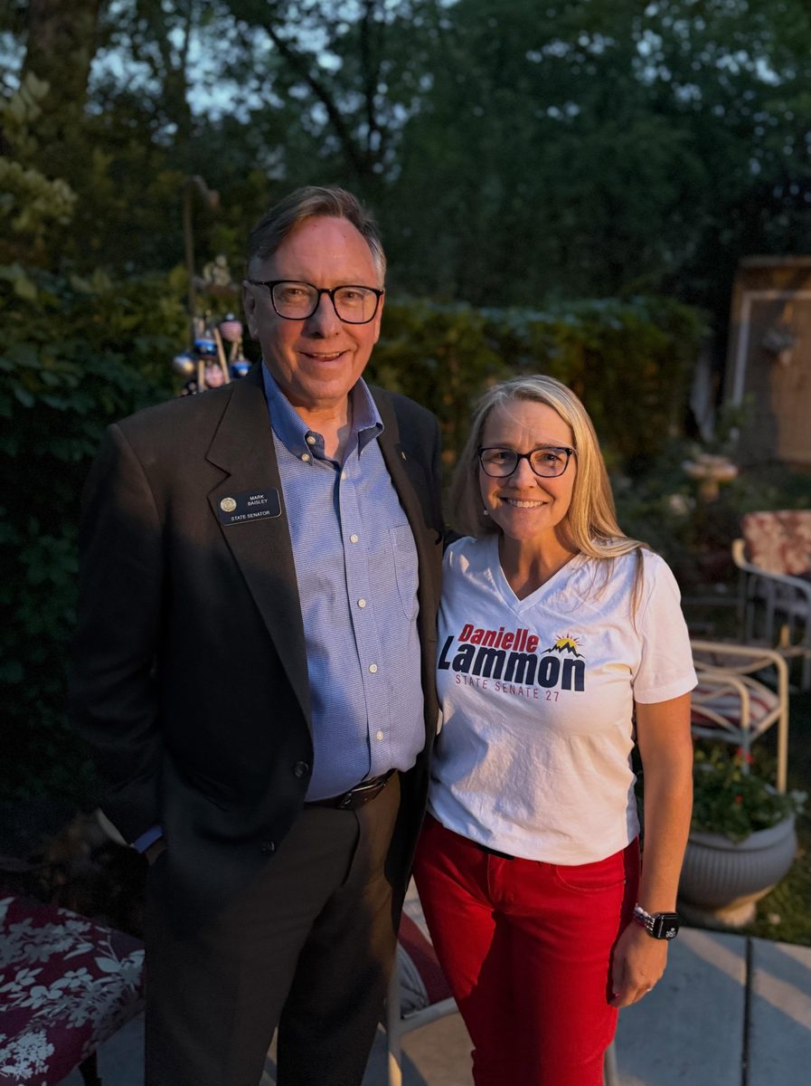 Danielle Lammon with Colorado State Senator Mark Baisley.
